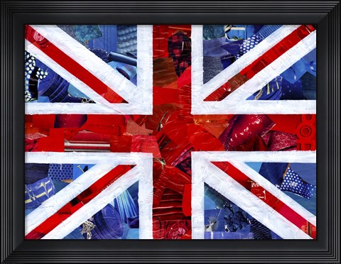 Framed Union Jack Print