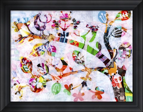 Framed Girly Bird Print
