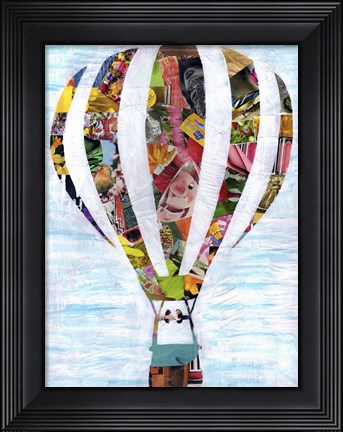 Framed Hot Air Balloon Print