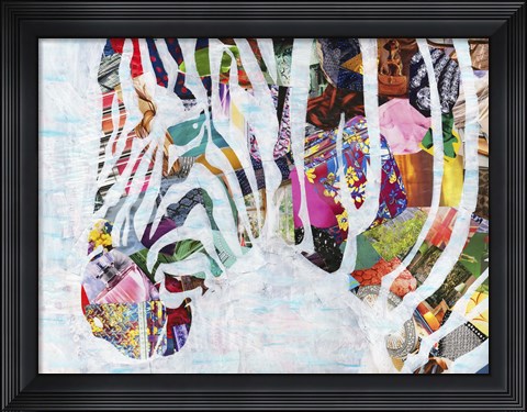 Framed Zebra Print