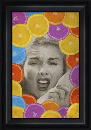 Framed Citrus Muss Print
