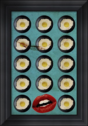 Framed One Egg A Day Print