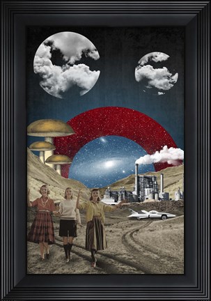 Framed Uncertain Future Print