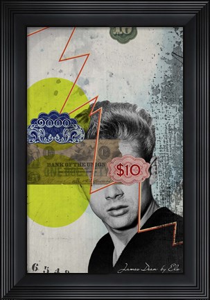 Framed James Dean Print