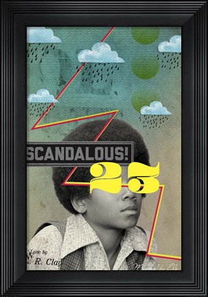 Framed Michael Jackson Print