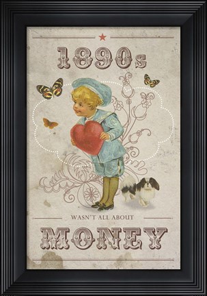 Framed 1890 Print