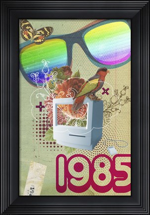 Framed 1985 Print