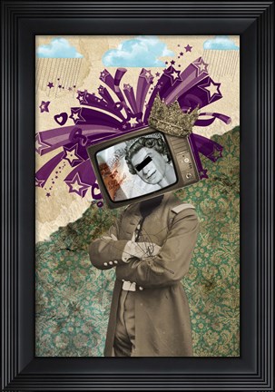 Framed Queen And King Print
