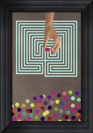 Framed Labyrinth Print