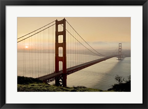 Framed Golden Gate Sunrise #2 Print