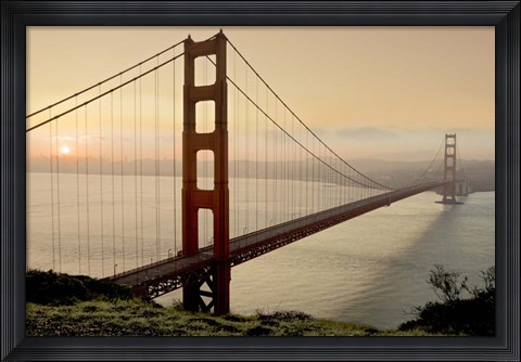 Framed Golden Gate Sunrise #2 Print