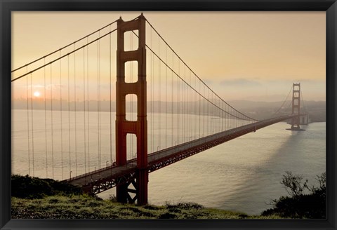 Framed Golden Gate Sunrise #2 Print