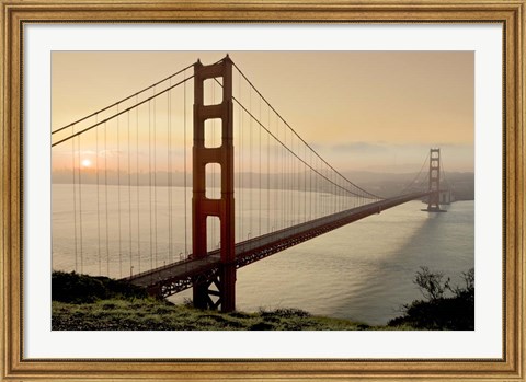 Framed Golden Gate Sunrise #2 Print