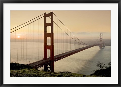 Framed Golden Gate Sunrise #2 Print