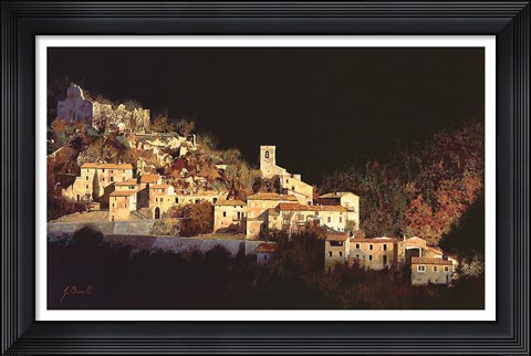 Framed Paesaggio Scuro Print
