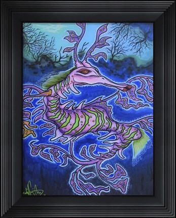 Framed Dragon 2 Print