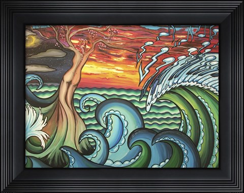 Framed Creation Of Music Print