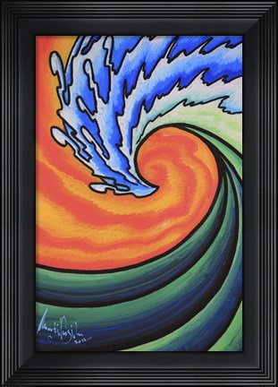 Framed Great Wave Print