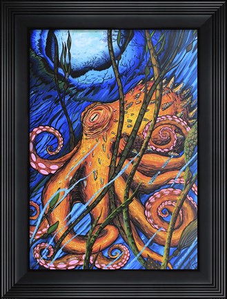 Framed Octo 2 Print