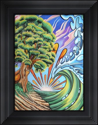 Framed Olimpos Print