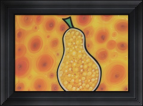 Framed Pear Print