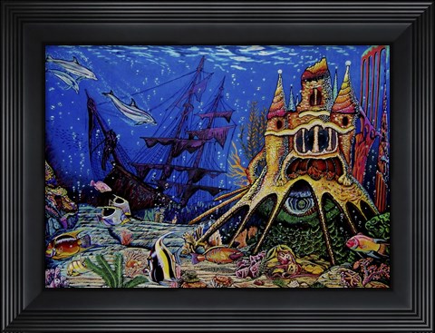 Framed Underwater World Print