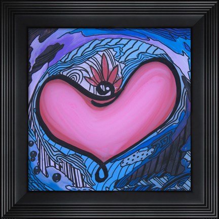 Framed Heart 12 Print