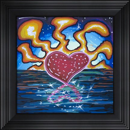 Framed Heart 9 Print