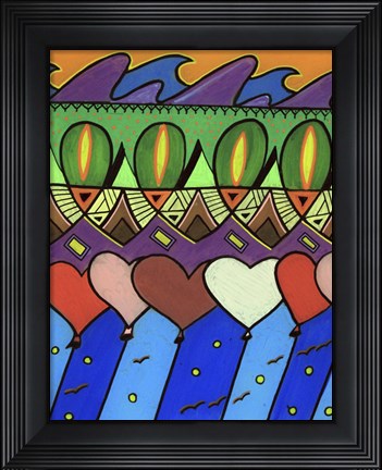 Framed Art Throb 5 Print