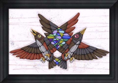 Framed Where Our Paths Cross Print