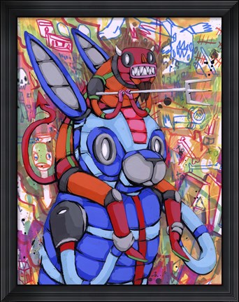 Framed Always On My Back Print