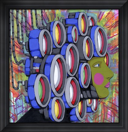 Framed Center Of Attention Print