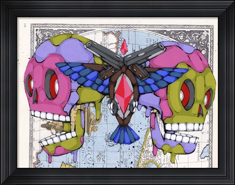 Framed Death Grips Print