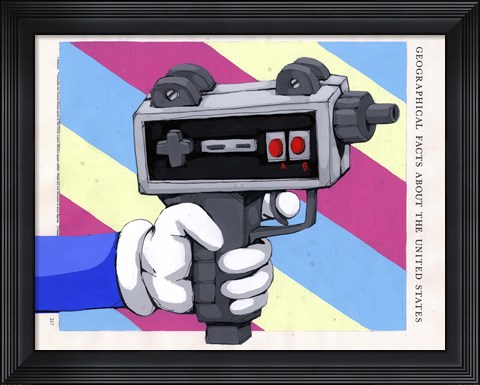 Framed Done Playing Games Print