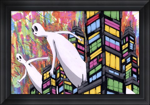 Framed Just Passing Through Print