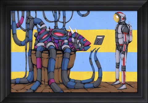 Framed Making Friends Final Frontier Print