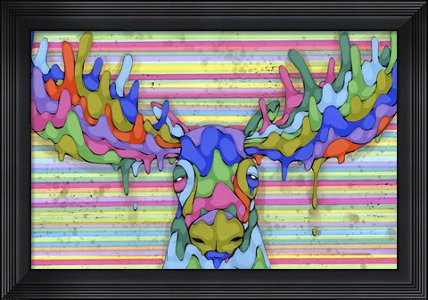 Framed Overwhelmed By The Spectrum Print
