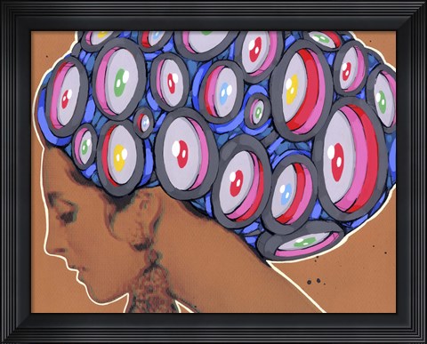 Framed All Eyes On Her Print