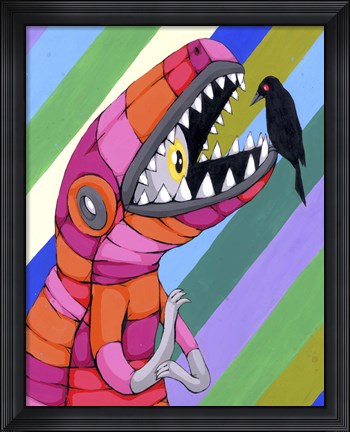 Framed Fear Inside A Tough Exterior Print