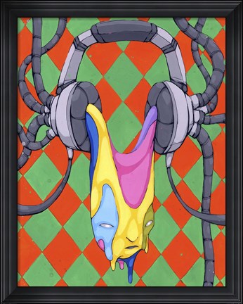 Framed Headphone Generation Print