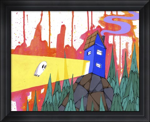 Framed Home To The Light Print