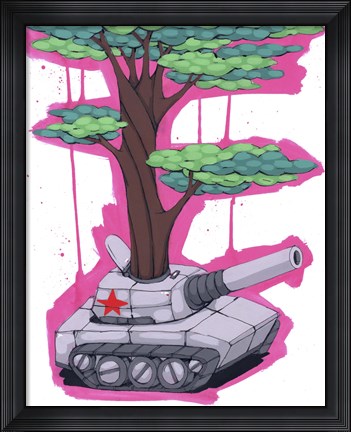 Framed Outgrowing The War Print