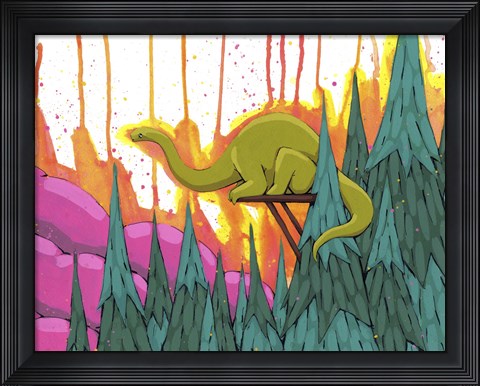 Framed Overseeing The Range Print