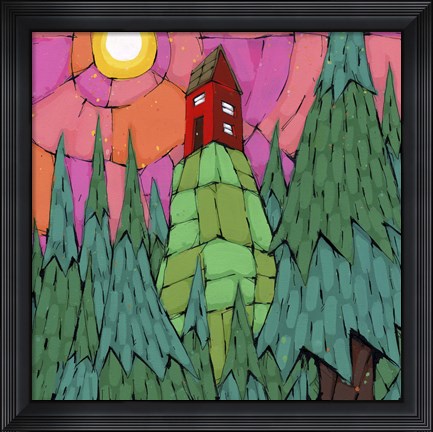 Framed Sun Sings Our Song Print