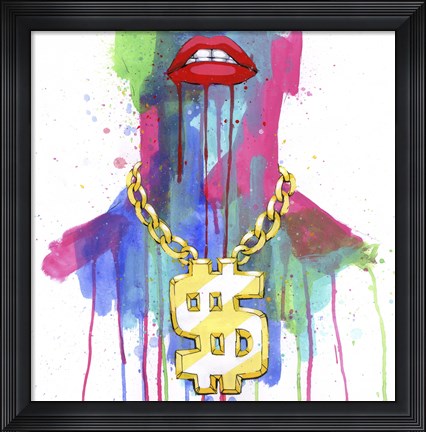 Framed Wasted Youth Print