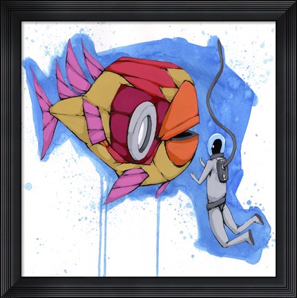 Framed We Get Deep Print