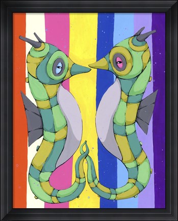 Framed We Stay In Contact Print