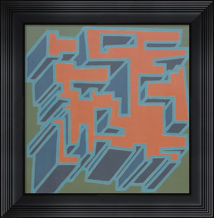 Framed Abstract 8 Print