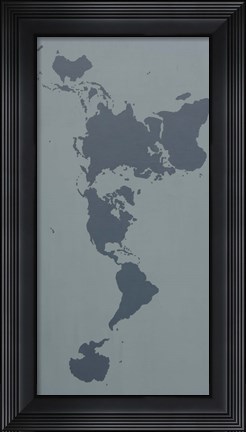 Framed World Map Print