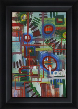 Framed Abstract 16 Print